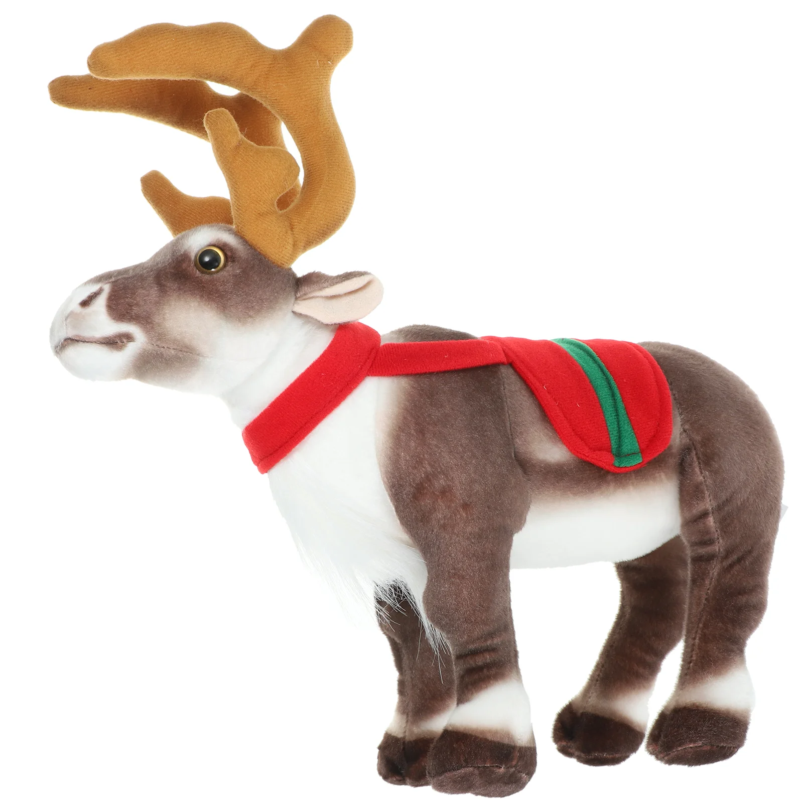 

Christmas Gifts Deer Statue Stuffed Animal Accessories Party Decor Decoration Standing Reindeer Figurine Presents