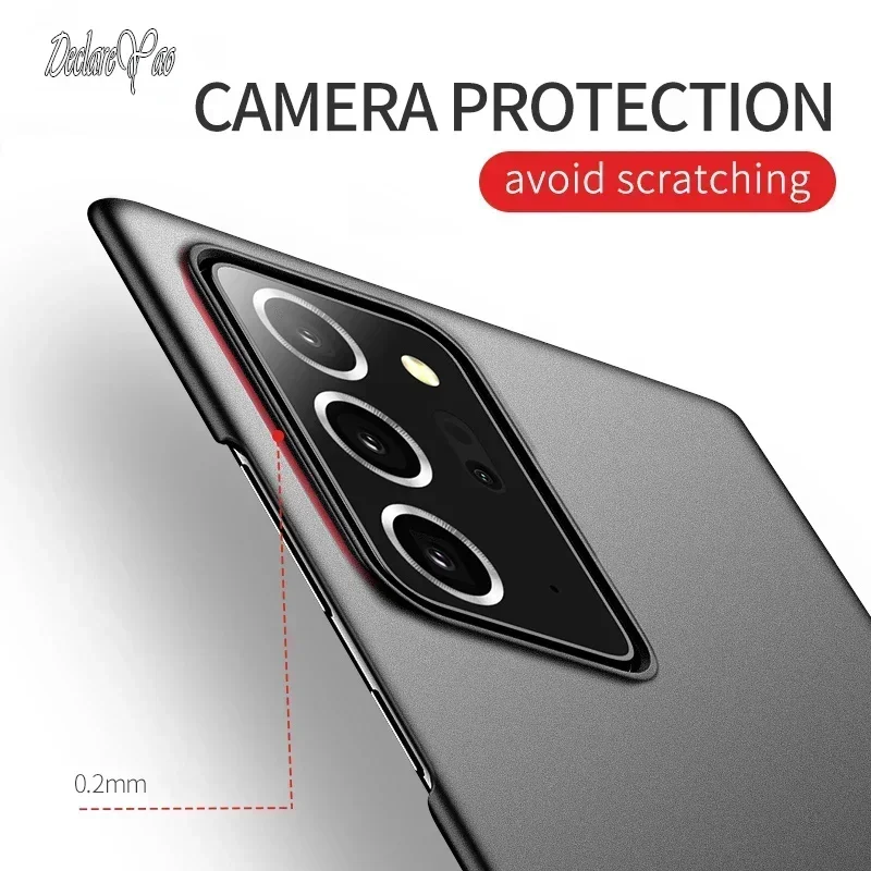 Чехол для Samsung Note20 чехлы телефонов decareyao оригинальный тонкий матовый чехол Galaxy Note