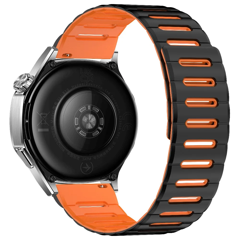 Фото Магнитный силиконовый ремешок 20 мм 22 мм для Huawei Watch GT5 4 3Pro 5Pro 46 мм GT2 3 42 мм, дышащий, для Xiaomi Watch S4 S3 S2 S1 S1Pro №3