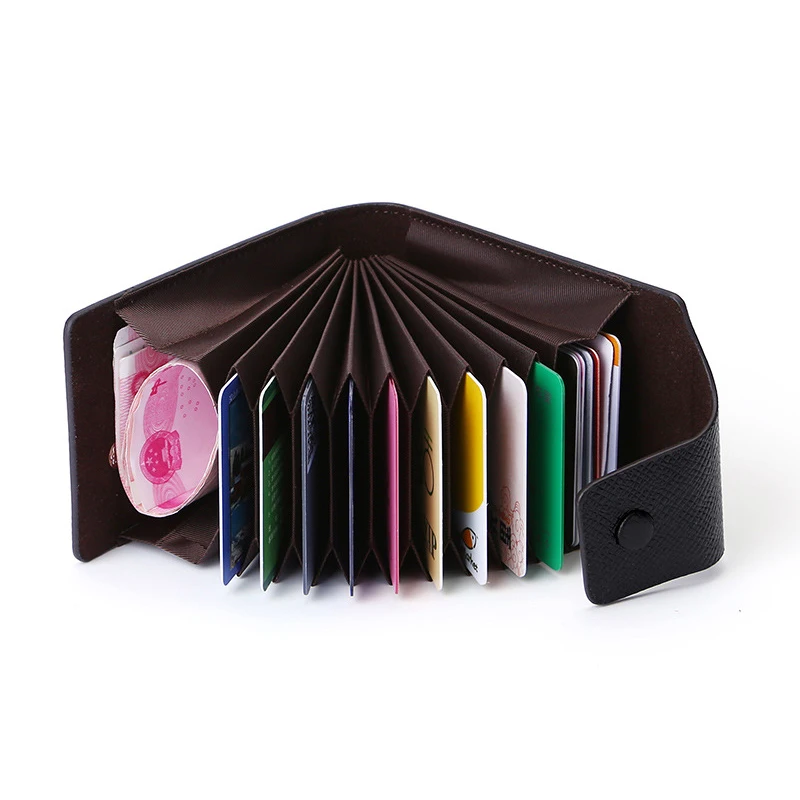 

Новое поступление, мужской кожаный кошелек черного, коричневого, кофейного цвета, кошелек для карт, держатель для банковских карт, Женский д...