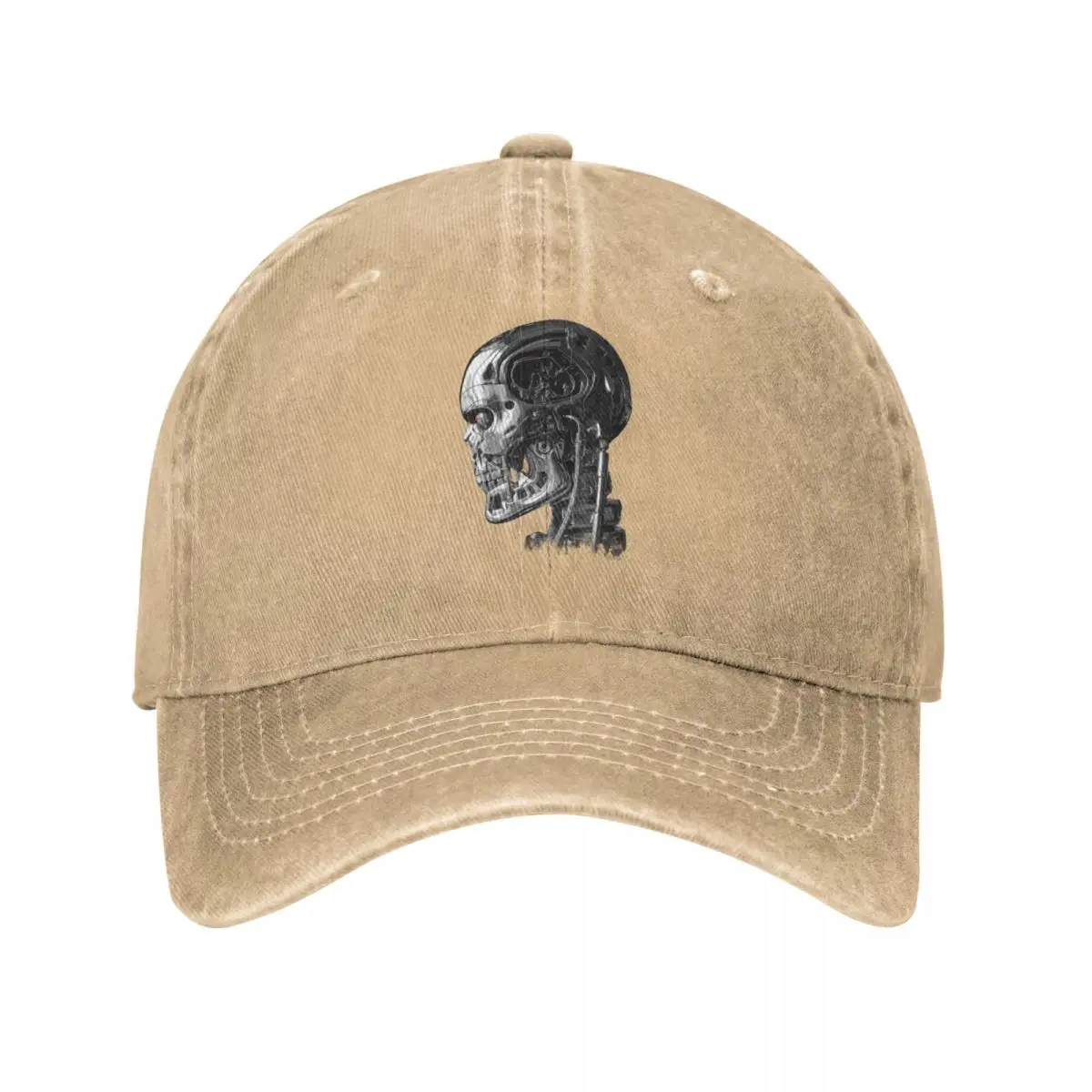 

Terminator Robot Baseball Cap Fashion Distressed Denim Snapback Cap Men Women Outdoor Running Golf Hats Cap