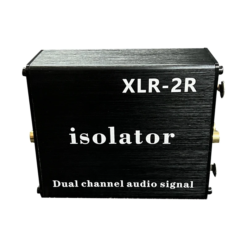 

1 Piece XLR-2R 6.5 XLR Audio Noise Isolator To Eliminate Common Ground Current Sound Anti-Interference Isolator Audio Isolator