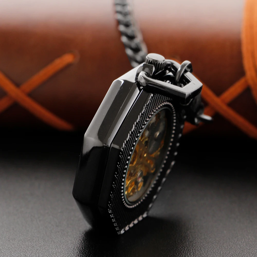 High Quality Mechanical Pocket Watch, Irregular Hollow Design, Unisex Necklace, Timing Pendant, Men's and Women's Pocket Watches