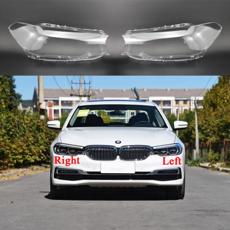 

Для BMW 5 серии G30 G38 520 523 525 528 530-2018 искусственная прозрачная крышка абажур корпус налобного фонаря оргстекл