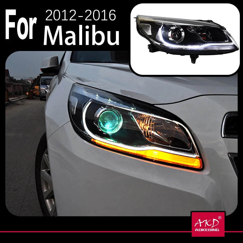 

AKD Car Model Head Lamp for Chevrolet Malibu Headlights 2012-2016 Malibu LED Headlight DRL Hid Bi Xenon Auto Accessories