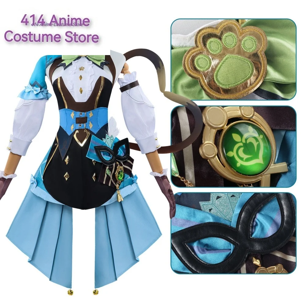 Kirara новая кожа косплей игра геншин ударопрочный костюм парик аниме Униформа