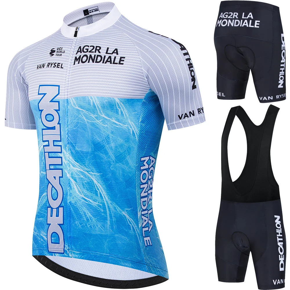 Мужская велосипедная форма Tricuta мужская одежда Mtb брюки Ag2r гелевый трикотаж