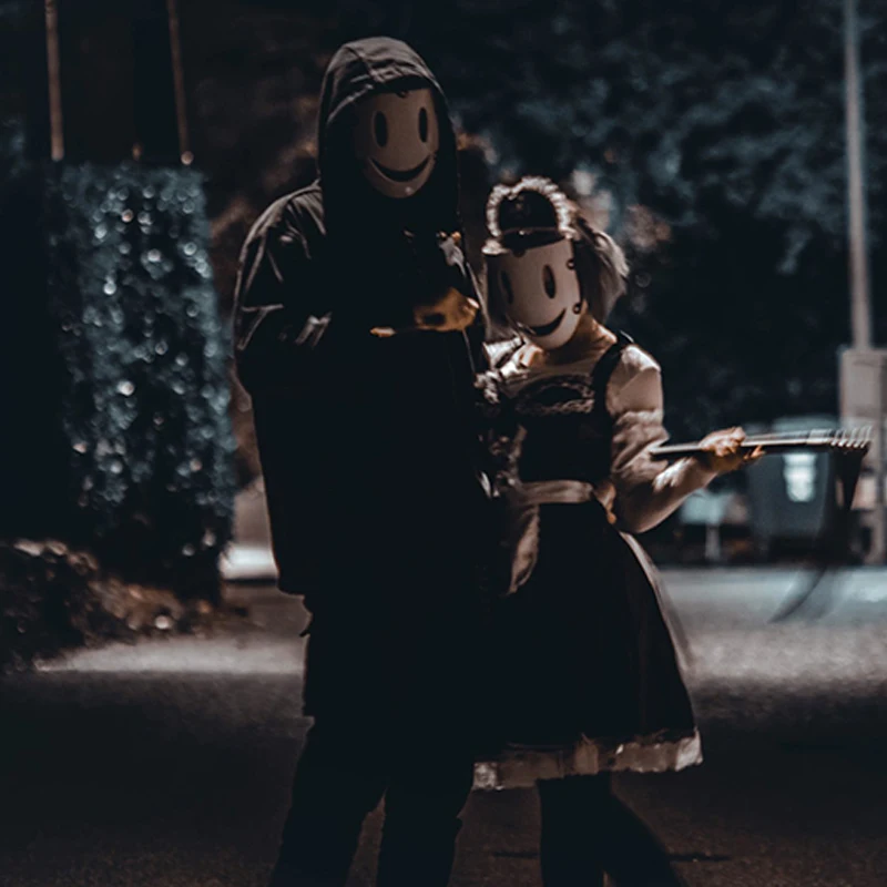 Маска для вечевечерние НКИ на Хэллоуин аниме маска косплея с высокой посадкой