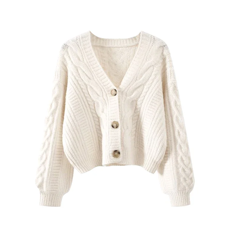 Xingqing Винтажный кардиган-свитер красный