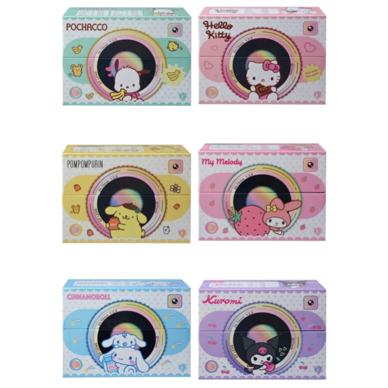 Оригинальная коробка Sanrio Kuromi Kitty Melody Cinnamoroll коллекционные карты с персонажами