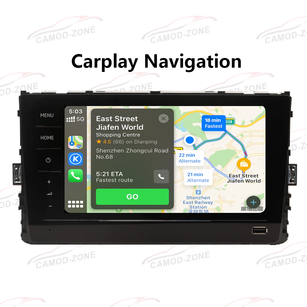 RCD520 MIB Carplay Радио 8 дюймов полноразмерный сенсорный экран головное устройство для