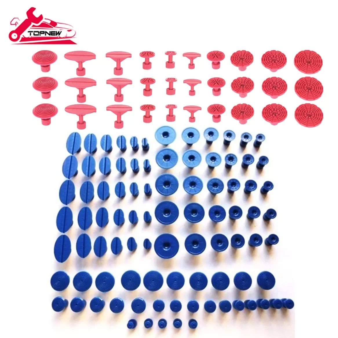 

120pcs Glue Pulling Tabs Car Body Dent Removal Pulling Tabs Paintless Dent Repair Tools Glue Puller Tabs Set