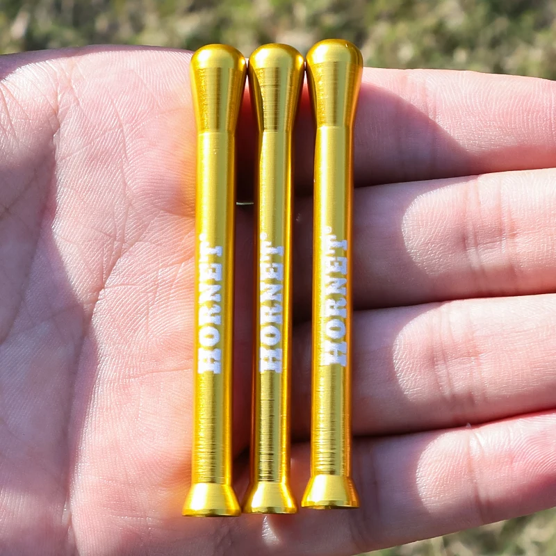 

HORNET 3pc/68mm Safe and environmentally friendly aluminum snuffer sniffer tube Unbreakable metal dispenser tube