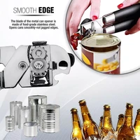 kitchen non slip bottle opener can opener handle manual beer cavers bottle cap remover for hotel restaurant