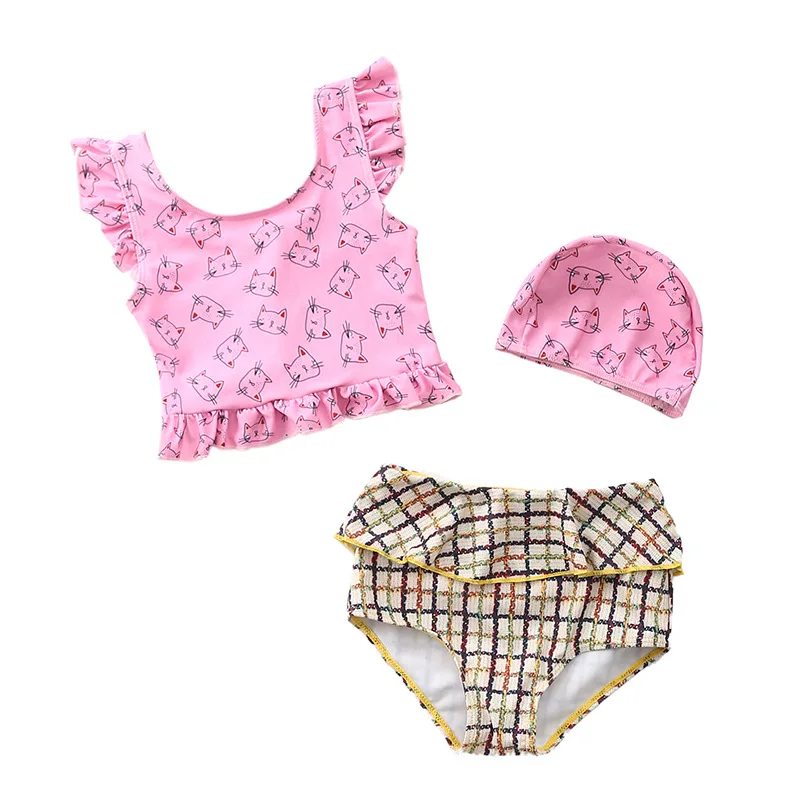 

Happyflute Girls Two Piece Bikini Swimsuits Hawaiian Floral Bathing Suit for Kids Summer Beach Swimwear Set 2-10 Years
