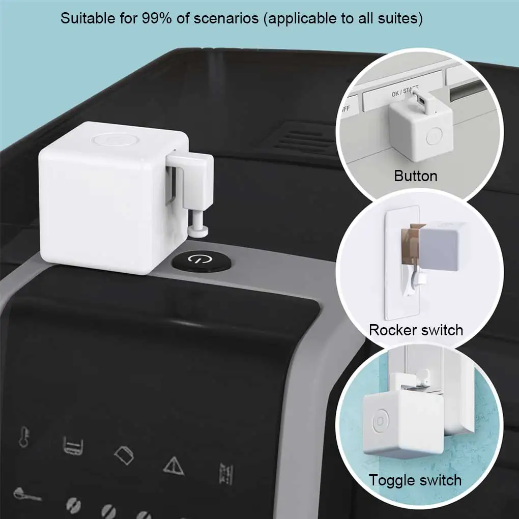 

Smart Switch Robot Bluetooth-compatible Wireless APP Button Pusher Household Automation Pushing Device Light Curtain Controller
