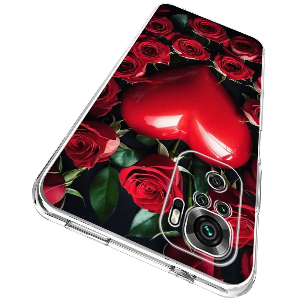 Чехол для телефона Xiaomi Redmi Note 13 задняя крышка 12 9 8 10 11 Pro Plus 4G 9T 13C 12C10C 9C 9A 7 прозрачный