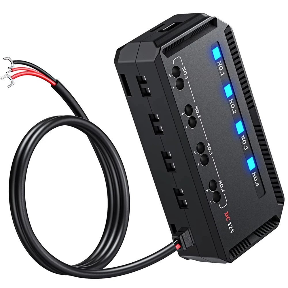 

Коробка предохранителей Extractme 12 В, универсальный светодиодный индикатор, 20 А, защита аккумулятора автомобиля, мотоцикла, распределительная коробка, устойчивый к тепловому держателе предохранителя