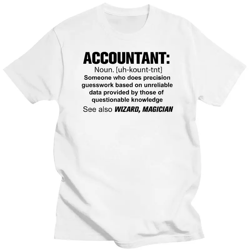 

New Accountant T-Shirt Definition Noun Funny Accounting Tee Shirt CPA Tee Shirt