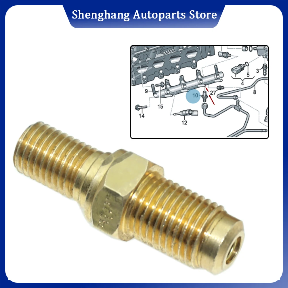 

06D 130757 C 06D 130757 Регулятор давления топлива в топливной рампе B для VW Golf Jetta Passat Touareg Audi A3 A4 A6 Quattro Skoda Seat 2.0T