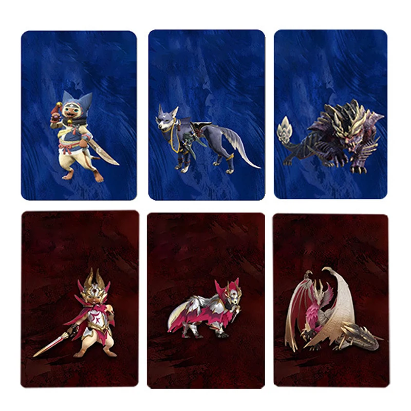 

6 in 1 Monster Hunter Rise Sunbreak NFC Mini Amiibo Card
