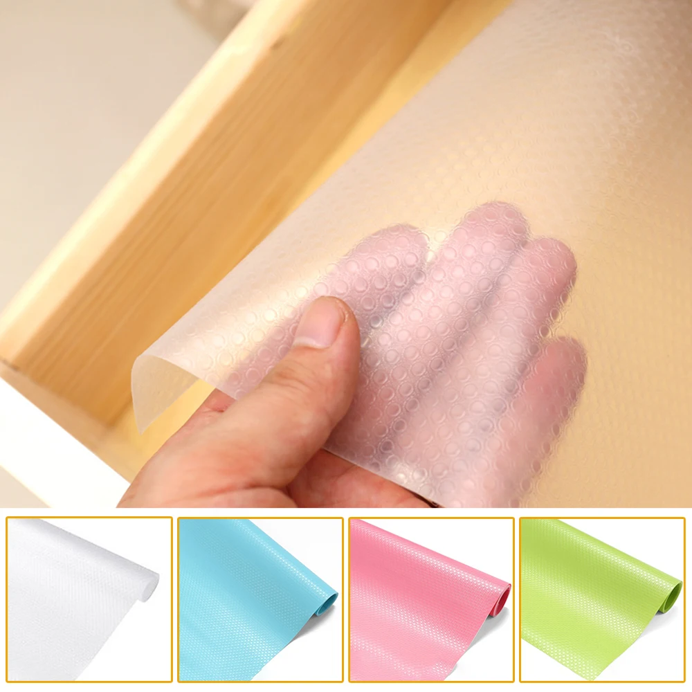 

Reusable Shelf Cover Moisture-proof Cabinet Drawer Liner Cupboard Mat Anti-oil Non-slip Tableware Pad Placemat