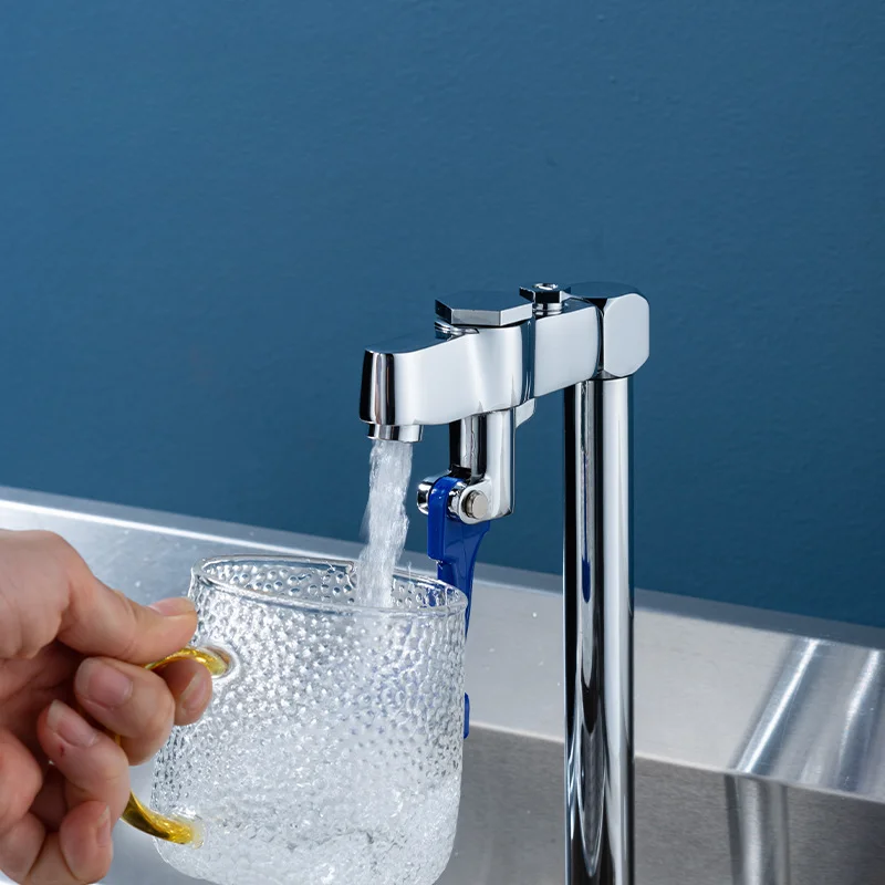 Очиститель воды с чашкой прямой смеситель для питья кофейни/бара латунный