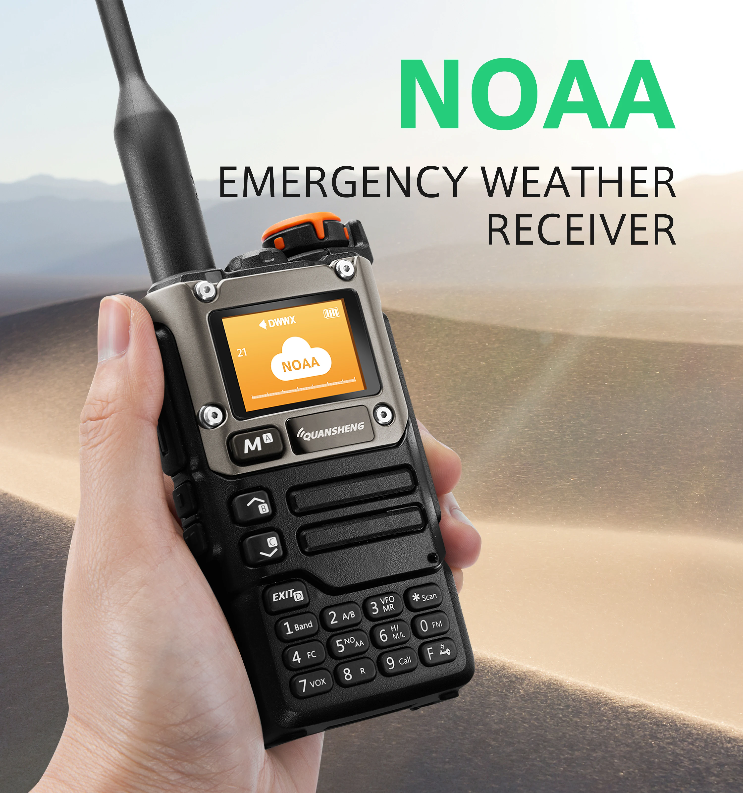 Quansheng UV-k5(8) 4PC Walkie Talkie 5W Air Band Radio Charge UHF VHF DTMF FM Scrambler NOAA Беспроводная частота
