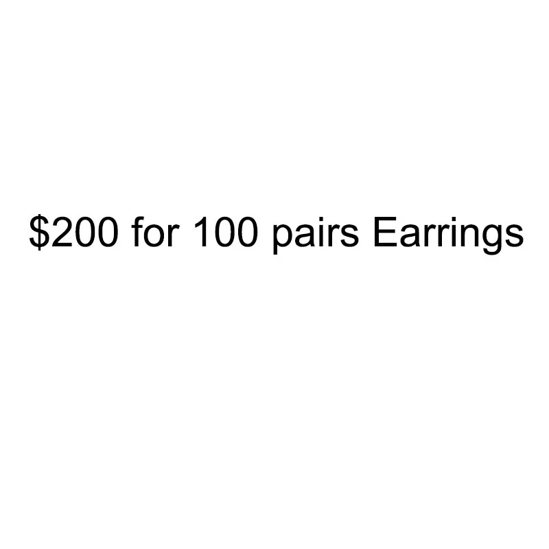 

$200 for 100 pairs Vintage Forest Earrings