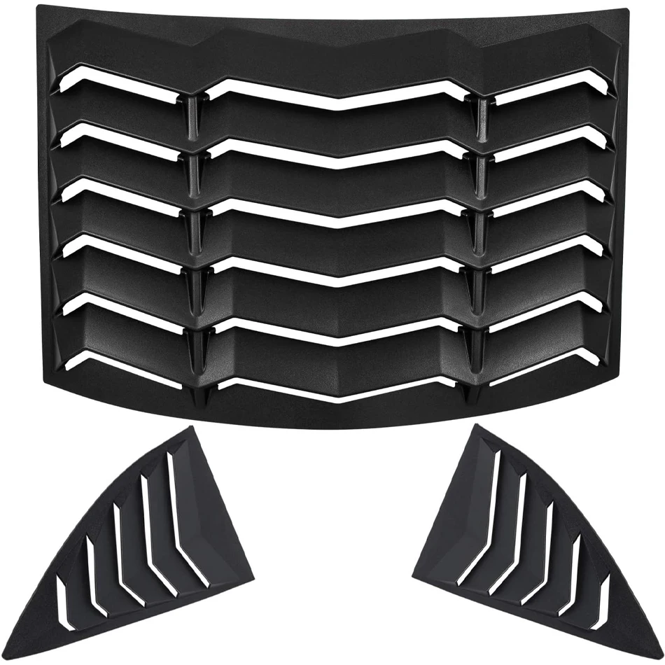 

Оконные жалюзи TML Camaro для Chevy Chevrolet Camaro 2010-2015, задний и боковой солнцезащитный козырек в стиле GT Lambo