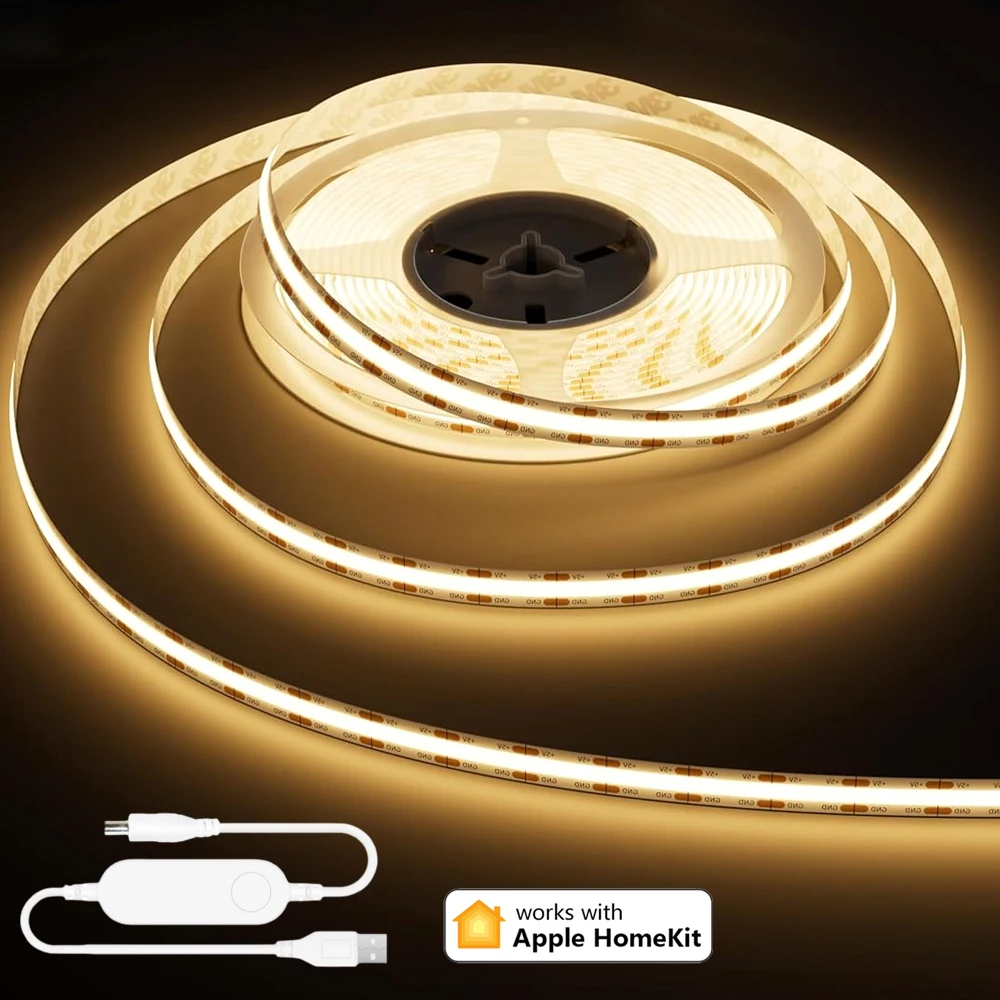 

USB HomeKit WiFi COB светодиодная лента 5В