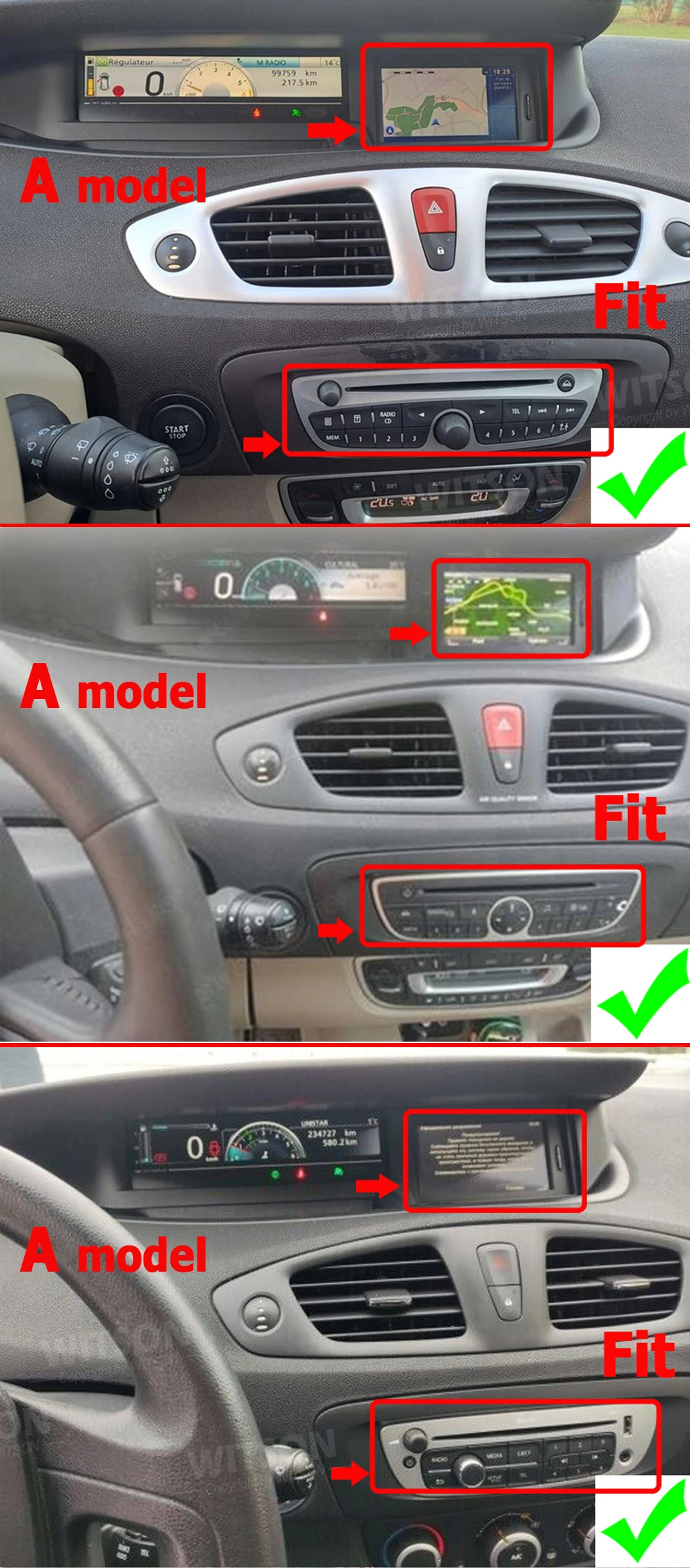 

7-дюймовый OEM автомобильный радиоприемник Bluetooth CarPlay для Renault Scenic 3 Grand Scenic III 2009-2016, авто мультимедийный стерео GPS-плеер, подходит для LHD RHD