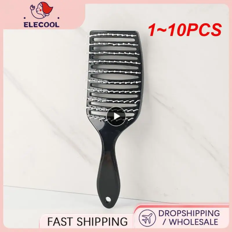 

1~10PCS Brush Large Curved Comb Hair Comb Curly Hair Ribs Styling Massage Makeup Large Plate Comb Hair Beauty Tools