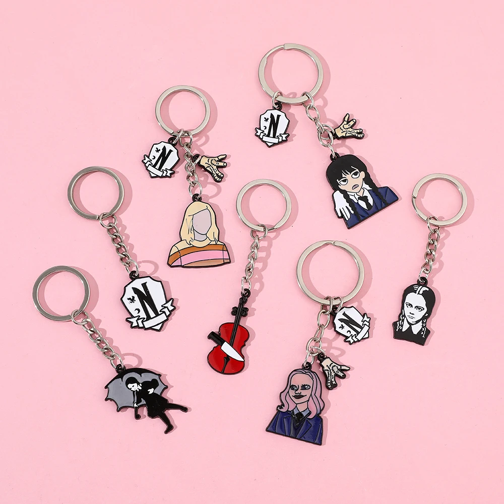 Брелки с аниме среда аддалин креативная фигурка подвеска брелок модные ювелирные изделия брелок для детей Подарки Frends Y2k аксессуары