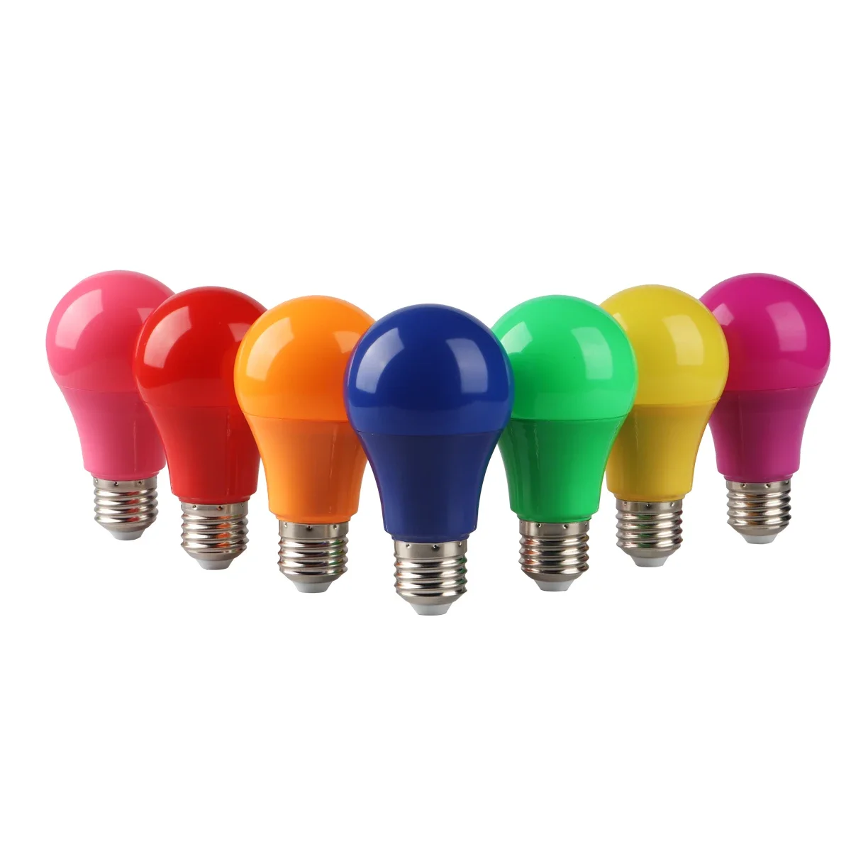 Led Colorful Bulb Lamp Bomlillas E27 B22 blue green Light Lampada Ampoule 8W AC 100-240V Flashlight Home Decor