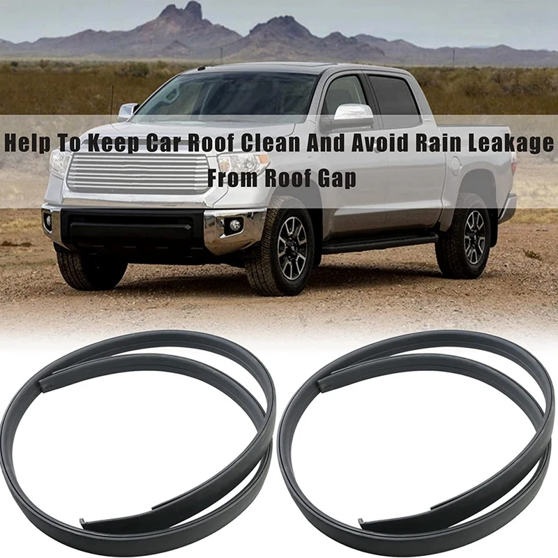 2 шт. капельная прокладка для молдинга на крыше Сменные аксессуары Toyota Crewmax 2007-2021