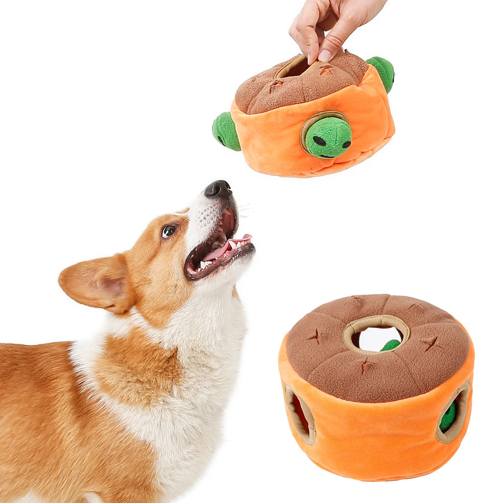 

Pet Toys Dog Snuffle Mat Dog Puzzle Hide Seek Food Foraging Training Slow Ball Pets Supplies for Home Puppy