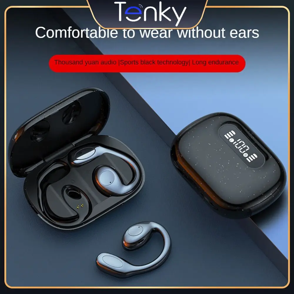 

Not In-ear Music Headset Ms02 Zero Delay Headphones Ear-hanging Type Wireless Headphones Hifi Surround Sound Audio Devices Black