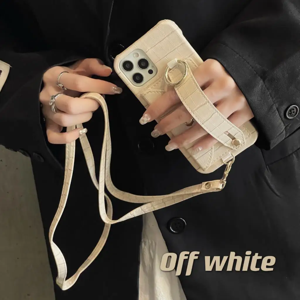 

Роскошный кожаный флип-кошелек через плечо из змеиной кожи, чехол для карт для iPhone 13 12 Mini 11 Pro XS Max XR X 8 7 Plus, подставка для браслета