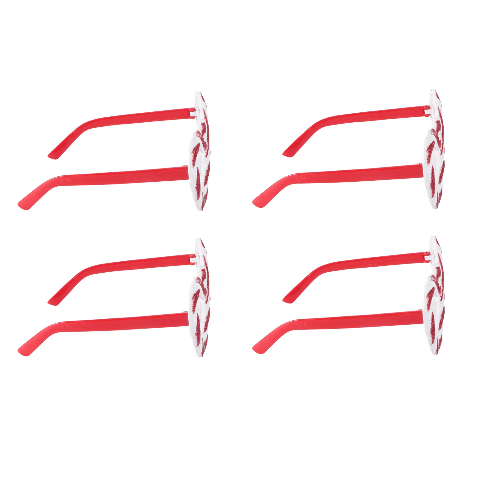 

4 Pairs Valentine Glasses Decor Fashion Sunglasses Clothing Funny Stylish Eyeglasses Heart Abs