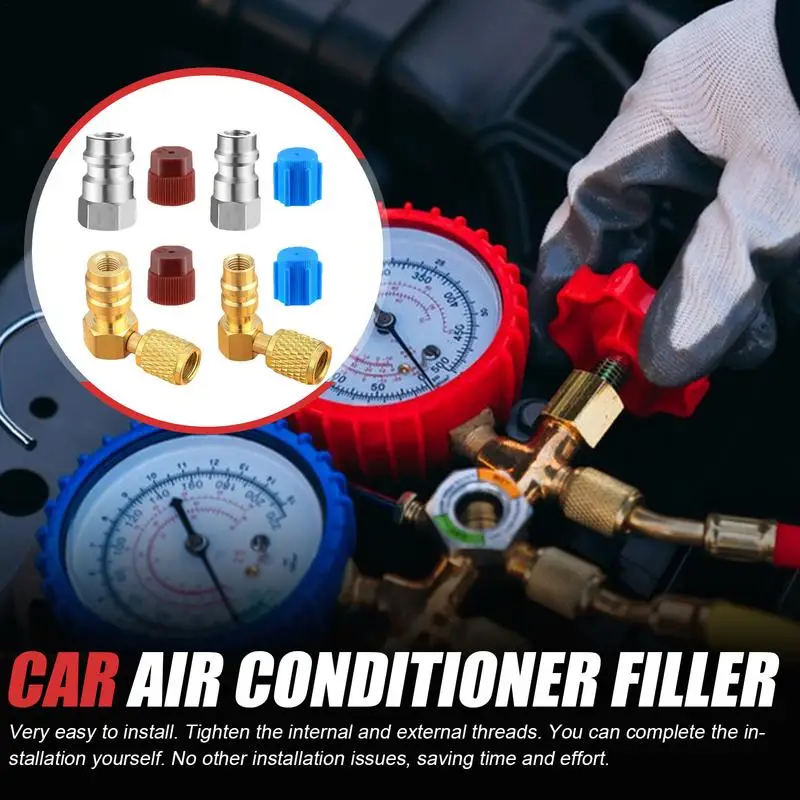 Адаптер R134a для быстрой съемки R12 в Высокое/низкое давление