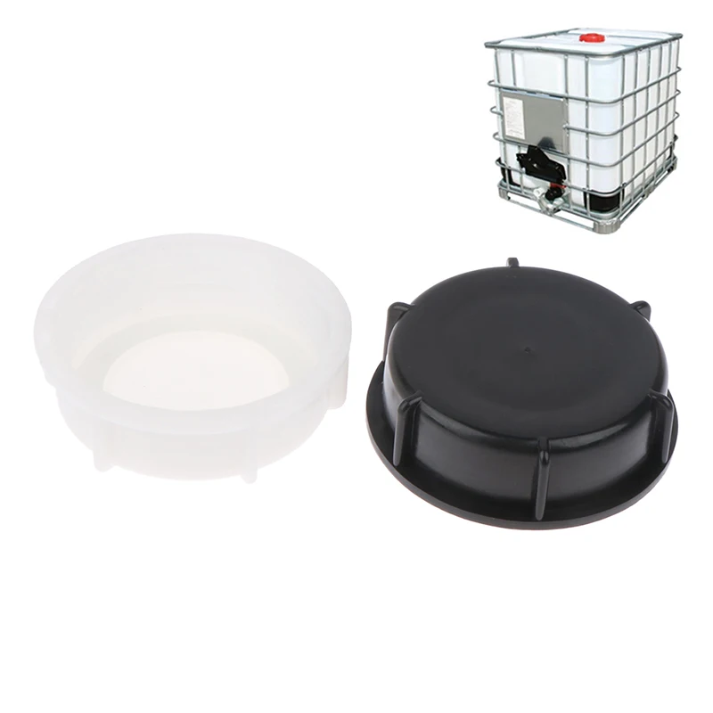 

1Pc 100*8MM Plastic Valve Lid Black White Cap For IBC Ton Barrel Tank Valve Leakproof Dust Cover IBC Ton Barrel Accessories