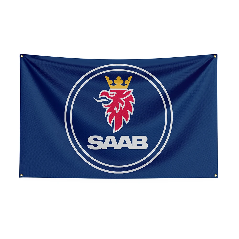 

3x5 футов, флаг Saabs из полиэстера, оригинальный дизайн для декора 1