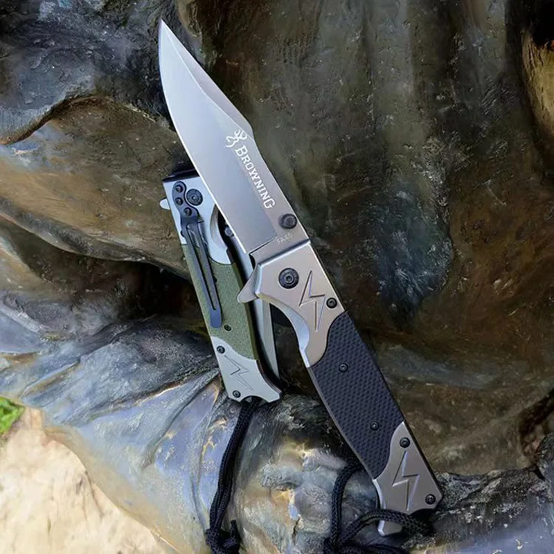 Стальной мини-складной нож для мужчин высокопрочный военный тактический