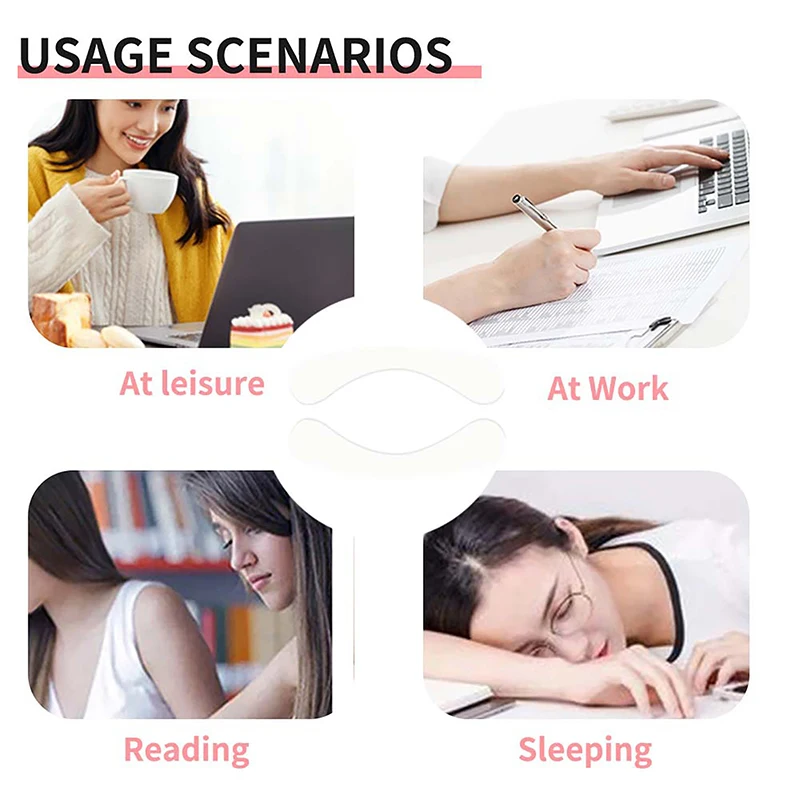 1/5 пар многоразовые гидрогелевые подушечки для губ