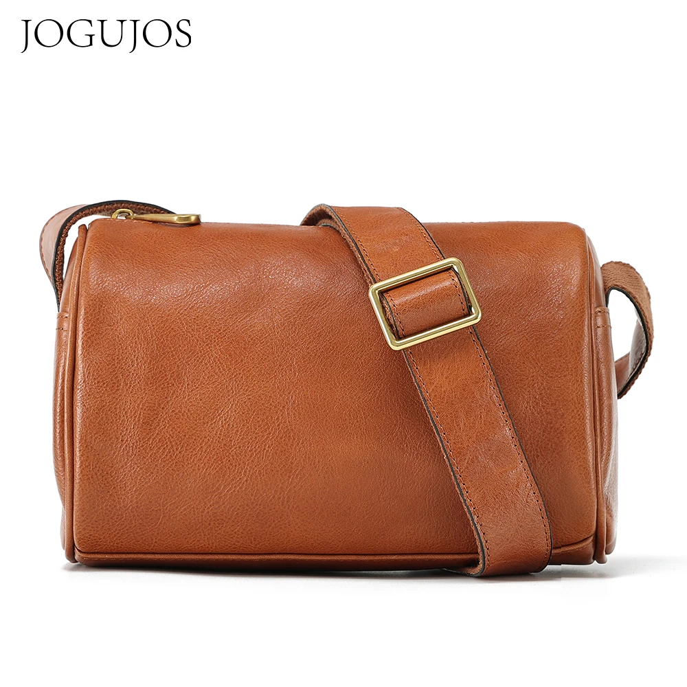 Сумки через плечо JOGUJOS из натуральной воловьей кожи для женщин винтажные модные