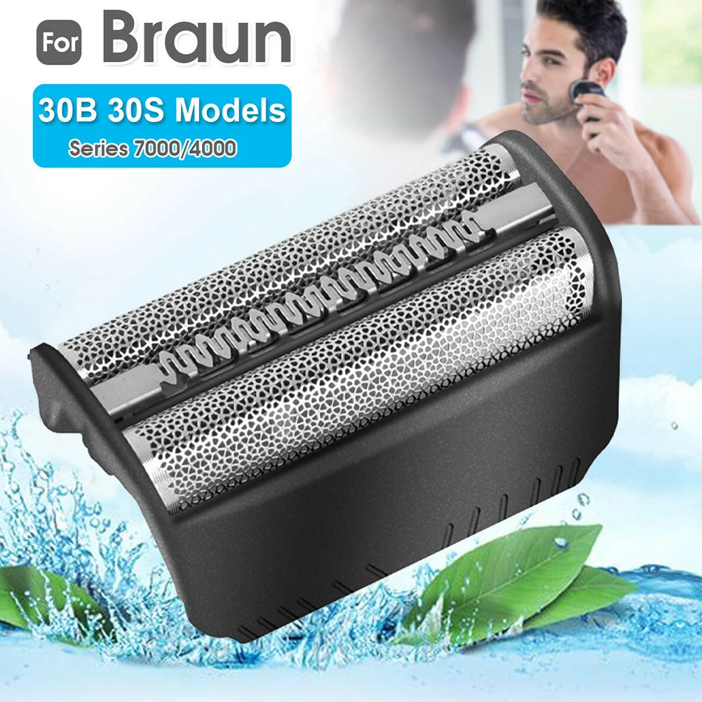 

Решетка для бритвы Braun 30B 30S, электрическая сетчатая сетка для бритвенной головки, легкая установка, сменные детали для бритвенного станка дл...