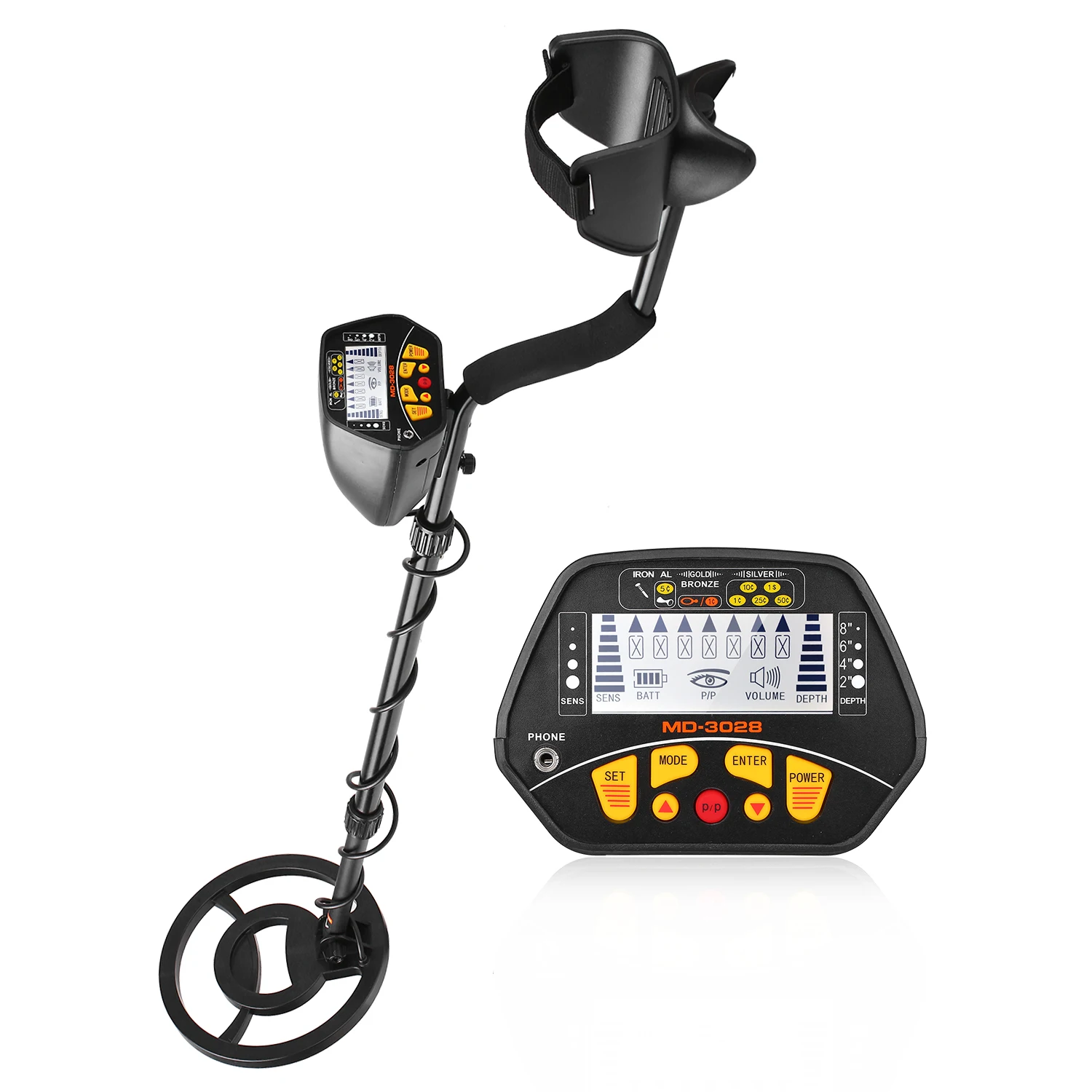 

Professtional Metal Detector Underground Gold Detector Metal High Sensitivity Treasure Hunter Precise Location With Backlight