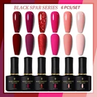 Набор гель-лаков для ногтей BORN PRETTY 6 шт.компл. 10 мл набор отмачиваемых гель-лаков для ногтей Полупостоянный Гель-лак для дизайна ногтей все для маникюра