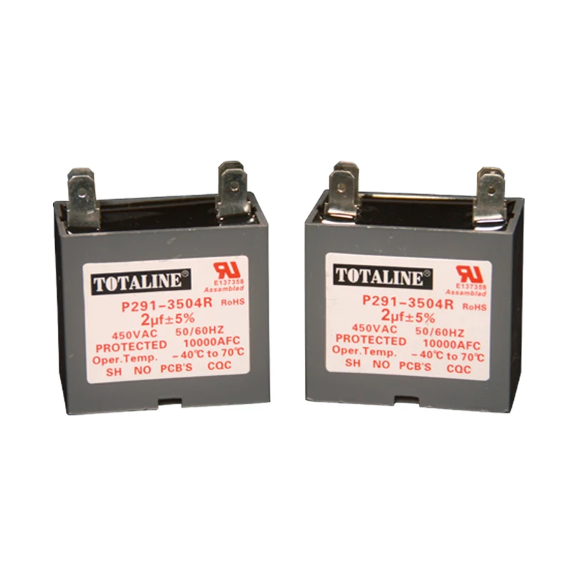 Конденсатор для вентилятора кондиционера CBB61 1 5/2/2.5/3/4/5/6 UF450V